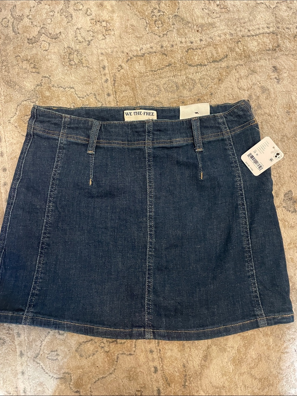 Free People We The Free Denim Mini Skirt